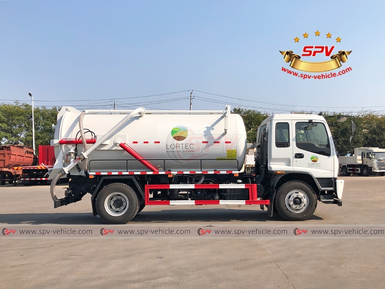 10,000 Litres Sewage Vacuum Tanker ISUZU - RS 10,000 Litres Sewage Vacuum Tanker ISUZU - RS
